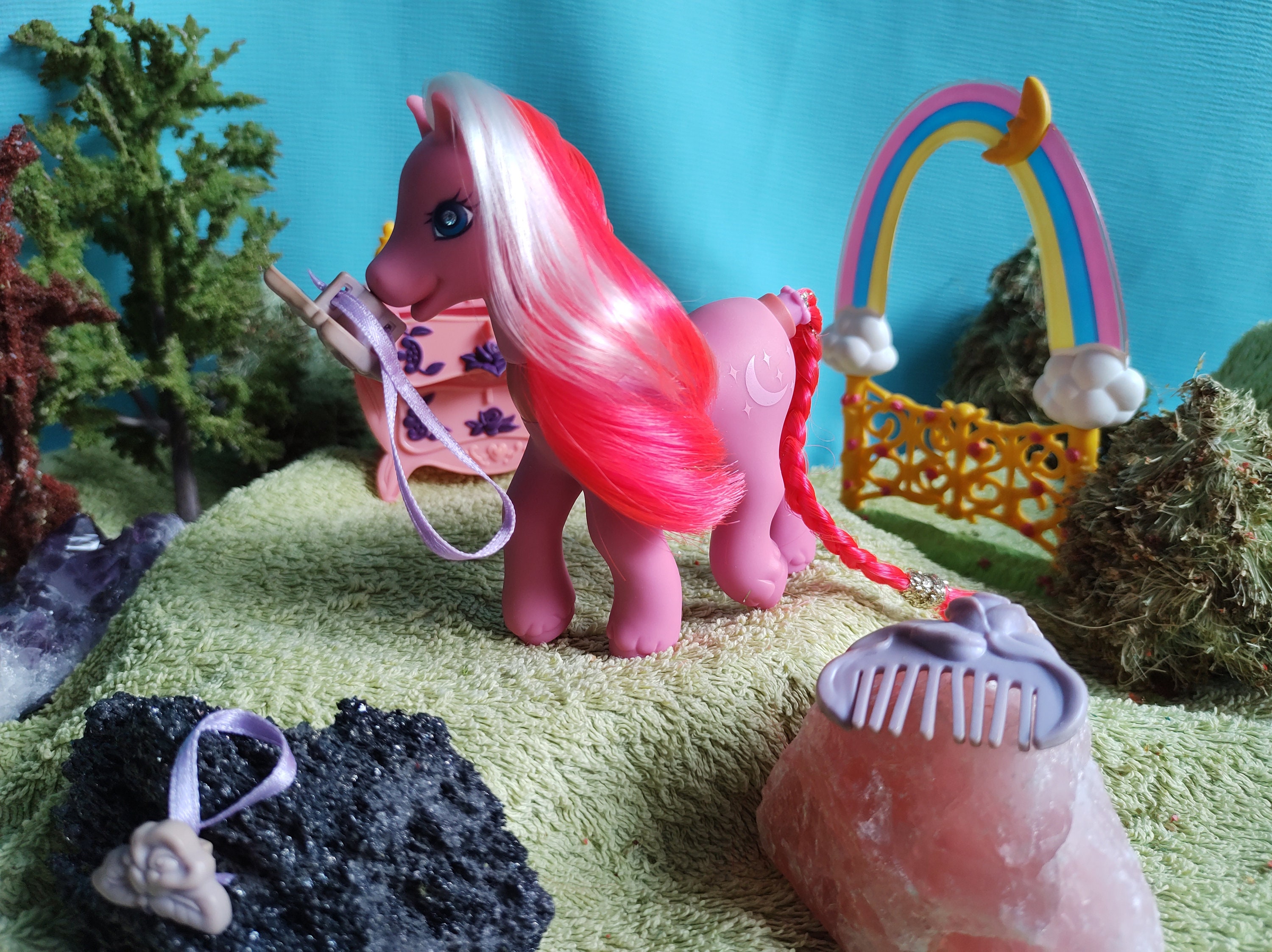 Figurine My Little Pony G2 – Magic Diamond Glow – 1997 – Occasion