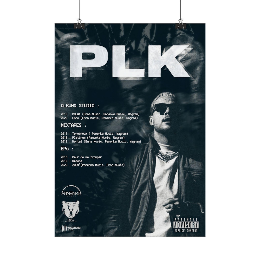 PLK Rapper Photo Poster | Music Artist Tour Wall Art - Etsy