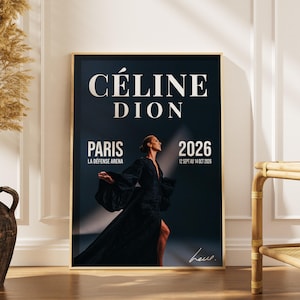 Celine Paris Poster - Etsy