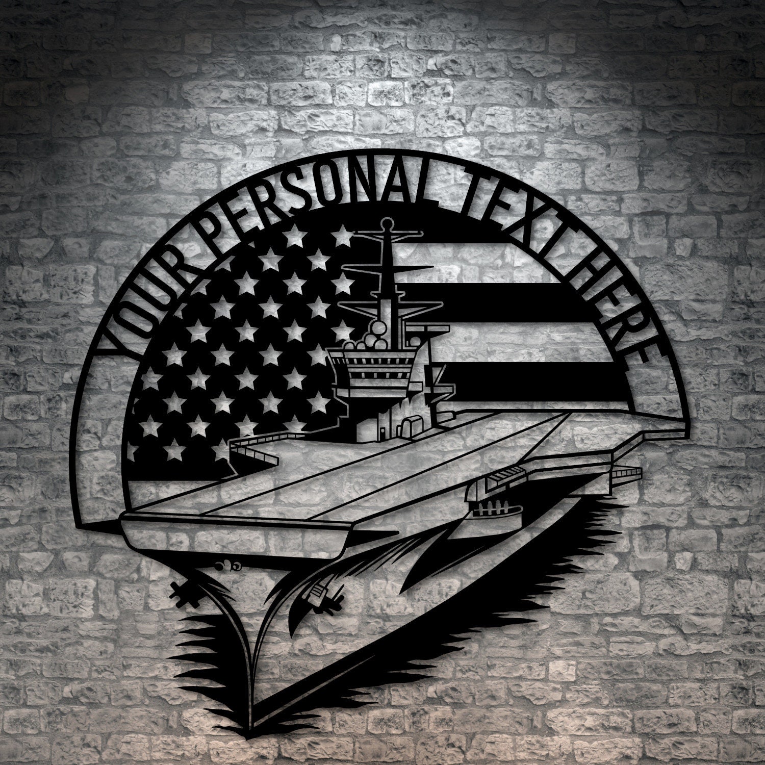 Personalized US Aircraft Carrier Name Metal Sign Gift. Etsy