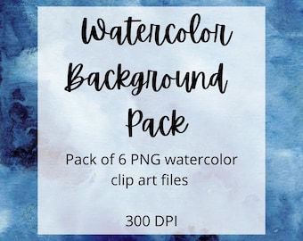 Watercolor Background Clip Art PNG Files, Watercolor Elements  Clip Art, Abstract Watercolor Background, Watercolor Flourish Co