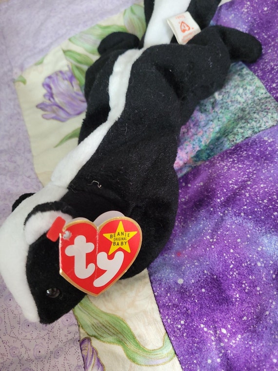 Ty Beanie Baby Stinky the Skunk Etsy