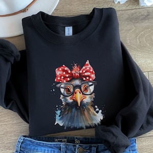 Chicken Sweatshirt, Mothers Day Chicken Sweatshirt, Women Chicken Sweatshirt, Love Chickens, Animal Sweatshirt, Funny Farmer Farm Hoodie
