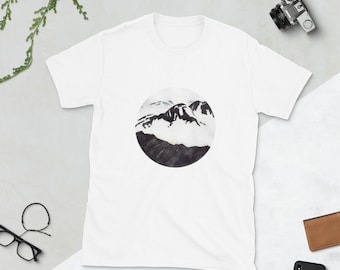 Camisas masculinas, camisetas gráficas, presente para homens, camisa natural, camisa de montanha, camisetas masculinas, camisas de acampamento