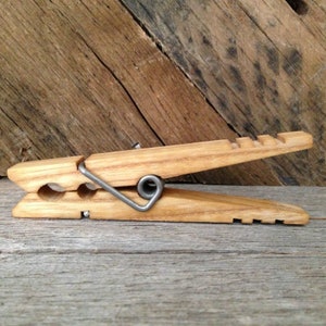 20 Hardwood Clothespins Made in The USA