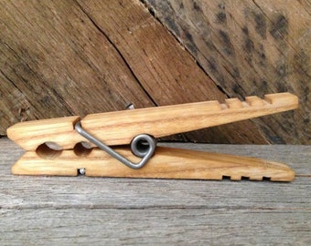 20 Hardwood Clothespins Made in The USA