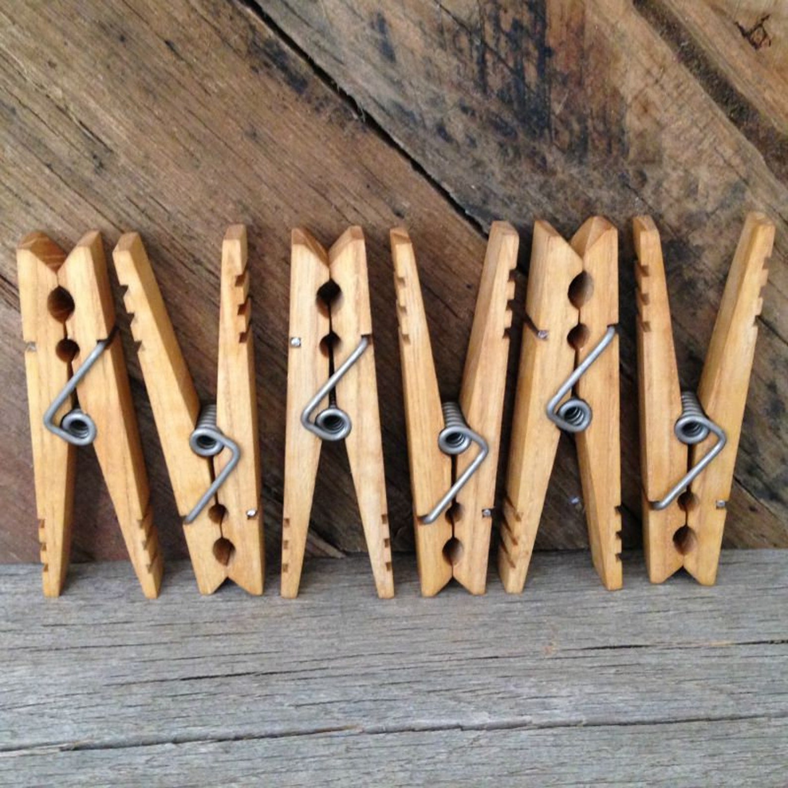 20 Hardwood Clothespins Made in the USA Etsy