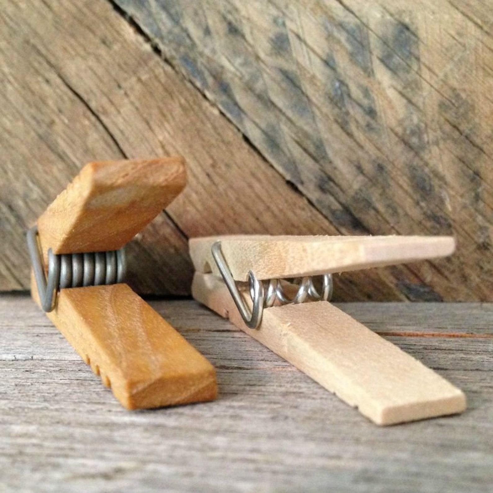 20 Hardwood Clothespins Made in the USA Etsy