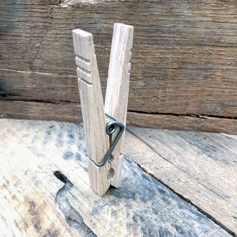 20 Unfinished Hardwood Clothespins Made in the USA Etsy