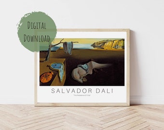 Salvador Dali Instant Download | Fine Art Printable | Fine Art Reproduction | Vintage Art Prints | Landscape Surreal Art | Classic Artists