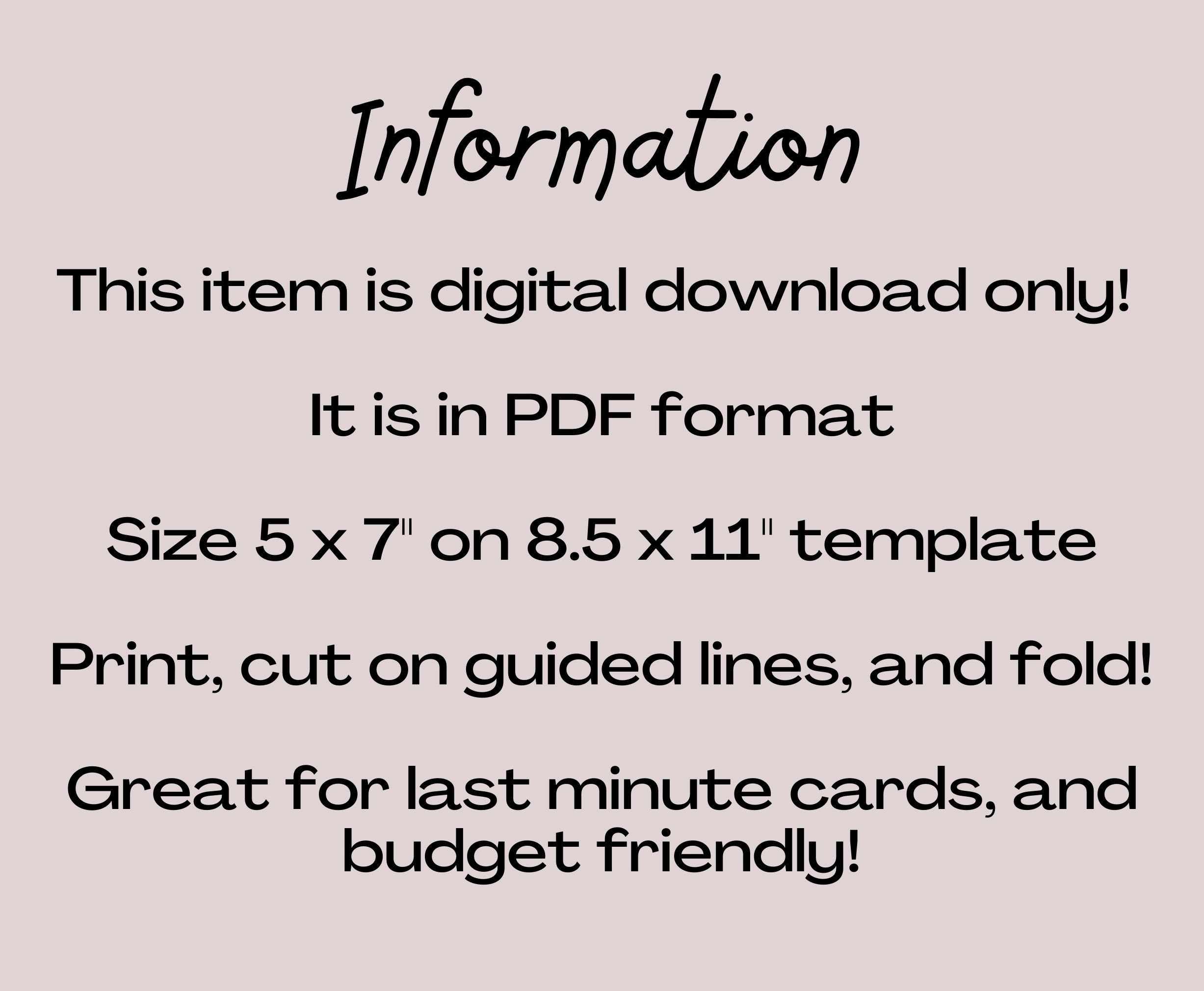 Digital Download Trump Card, Printable Birthday Card, Printable ...
