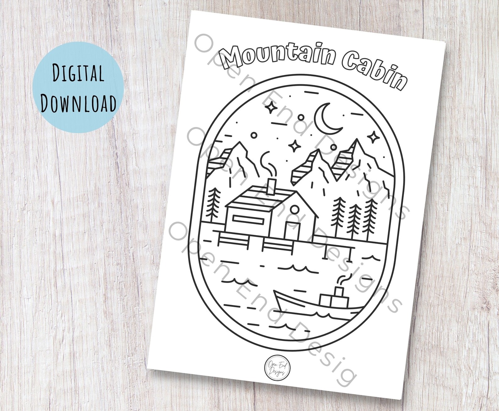 Coastal Coloring Pages//instant Download Printable Coloring Pages ...