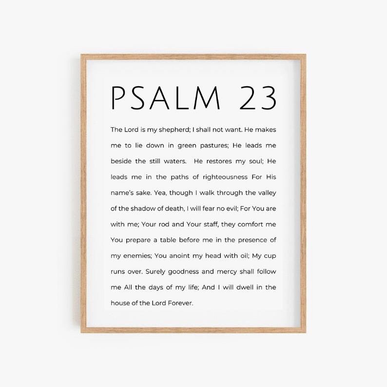 psalm-23-printable-art-the-lord-is-my-shepherd-christian-home-wall-d-cor-printable-bible-verse-wall-art-modern-scripture-baptism-gift-etsy for Free Printable Psalm 23 Printable Version Psalm 23 Printable Art, the Lord is My Shepherd, Christian Home Wall Décor Printable, Bible Verse Wall Art, Modern Scripture, Baptism Gift - Etsy for Free Printable Psalm 23 Printable Version