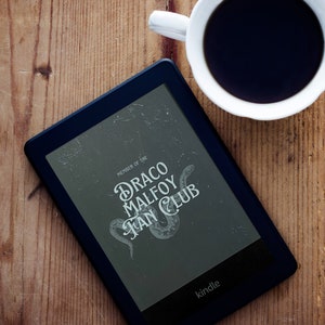 Tela de bloqueio do Kindle do fã-clube de Draco Malfoy | Booktok Bookstagram Dramione Papel de parede