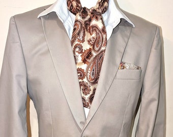 Beige Tan Blazer by Pierre Cardin 40 Chest Suit Jacket Cotton Blend Spring Summer
