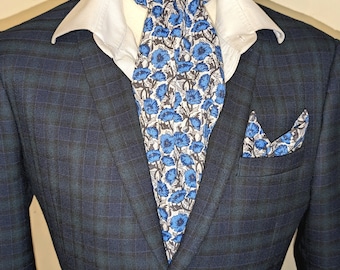 Liberty Blue Cravat Ascot