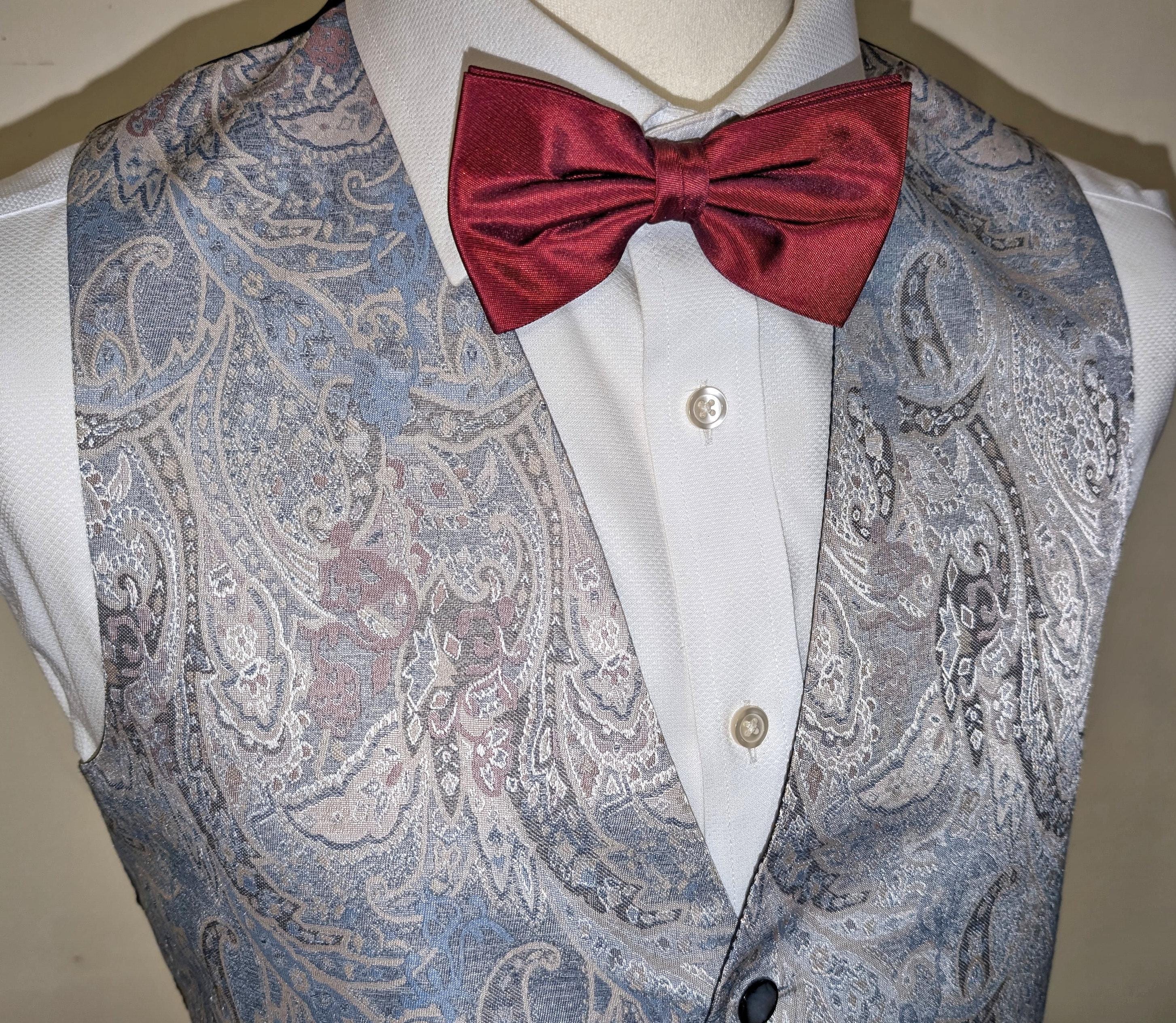 Paisley Waistcoat Etsy