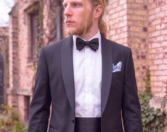 Vintage Black Cummerbund AKCO England