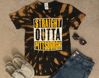 Maglietta Pittsburgh Bleach Dye