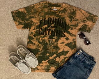 Florida Gators Bleach Dye Tee