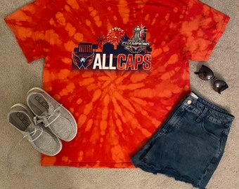 Washington Capitals Bleach Dye Tee