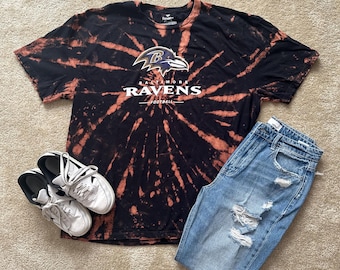 Maglietta Baltimore Ravens con tintura candeggiata