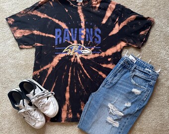 Baltimore Ravens Bleach Dye Tee