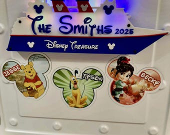 Decoración personalizada para puertas de cruceros de Disney