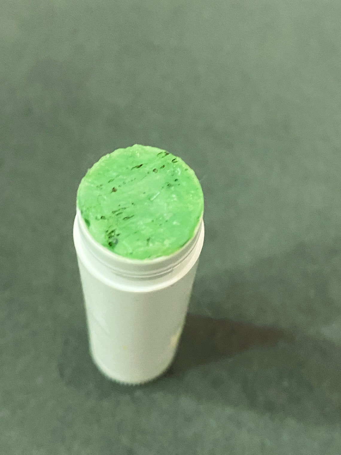Green lip balm scented Etsy