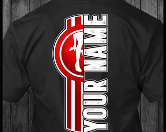 Kenworth - Panty Dropper Since 1923 - Your Name/Text - Trucker-T-shirt