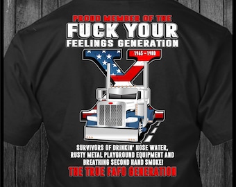 Generatie X - Peterbilt - trucker-T-shirt