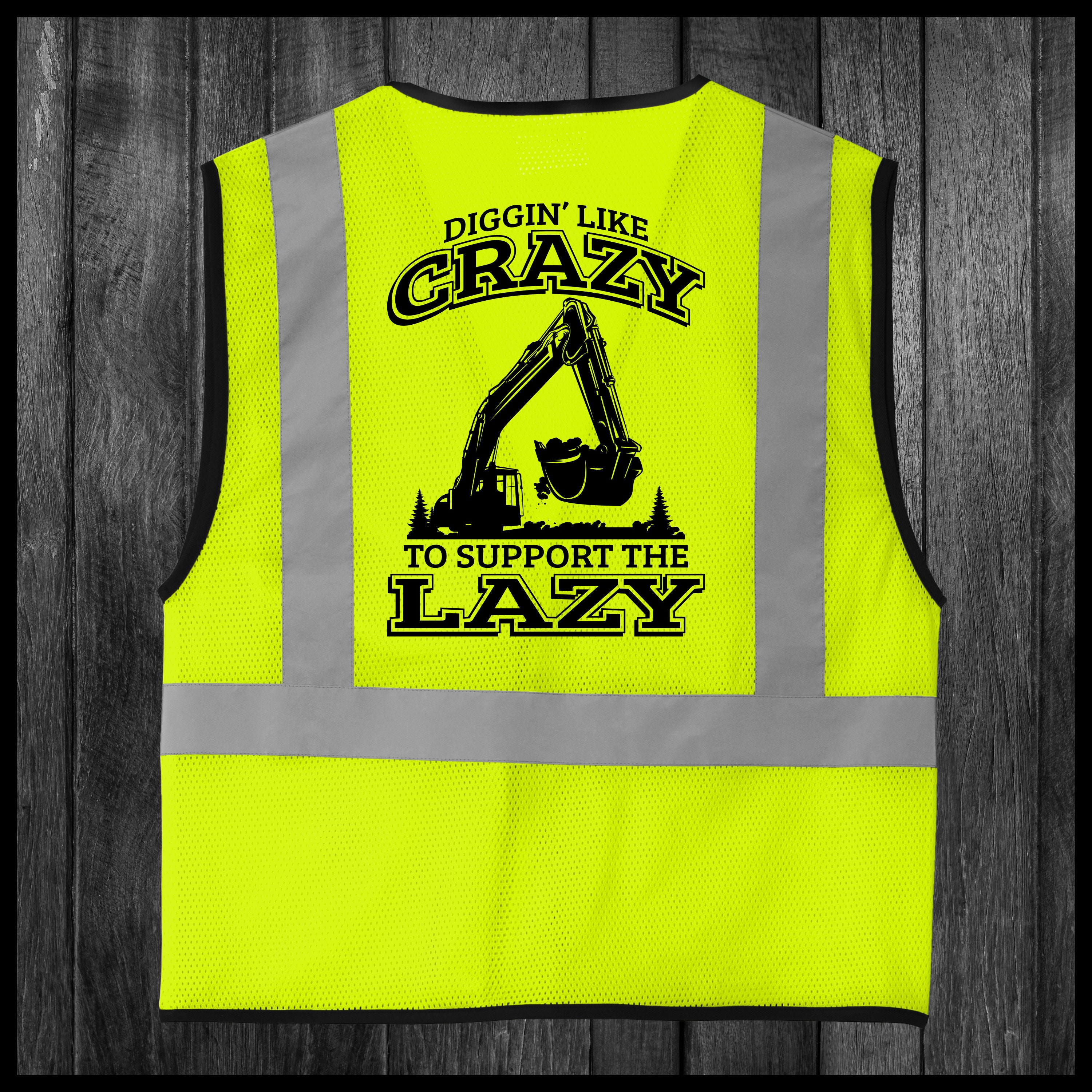 Cornerstone® ANSI 107 Class 2 Mesh Zippered Vest - Diggin' Like