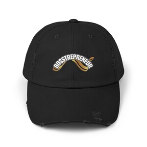 Bosstrepreneur Unisex Distressed Cap