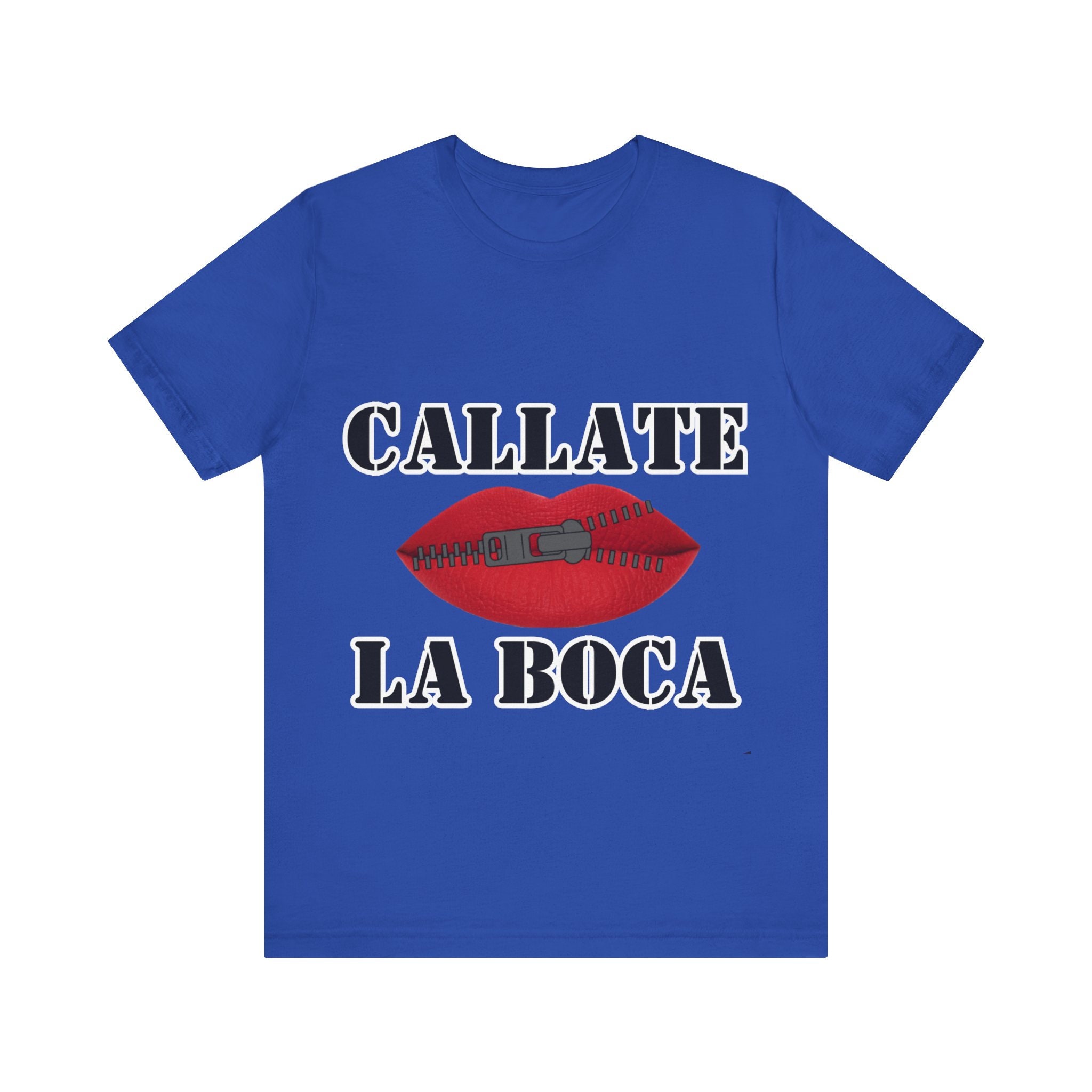 Maglietta Callate La Boca Con Teschio Bianco - 100% Cotone Biologico, Vestibilità Regolare