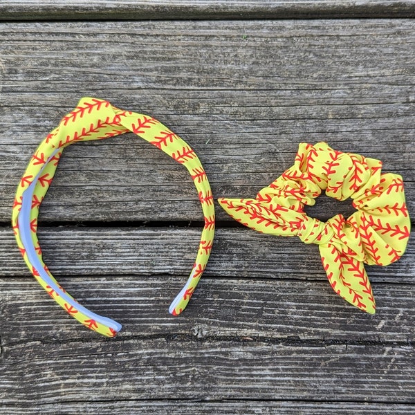Softball Headband Etsy
