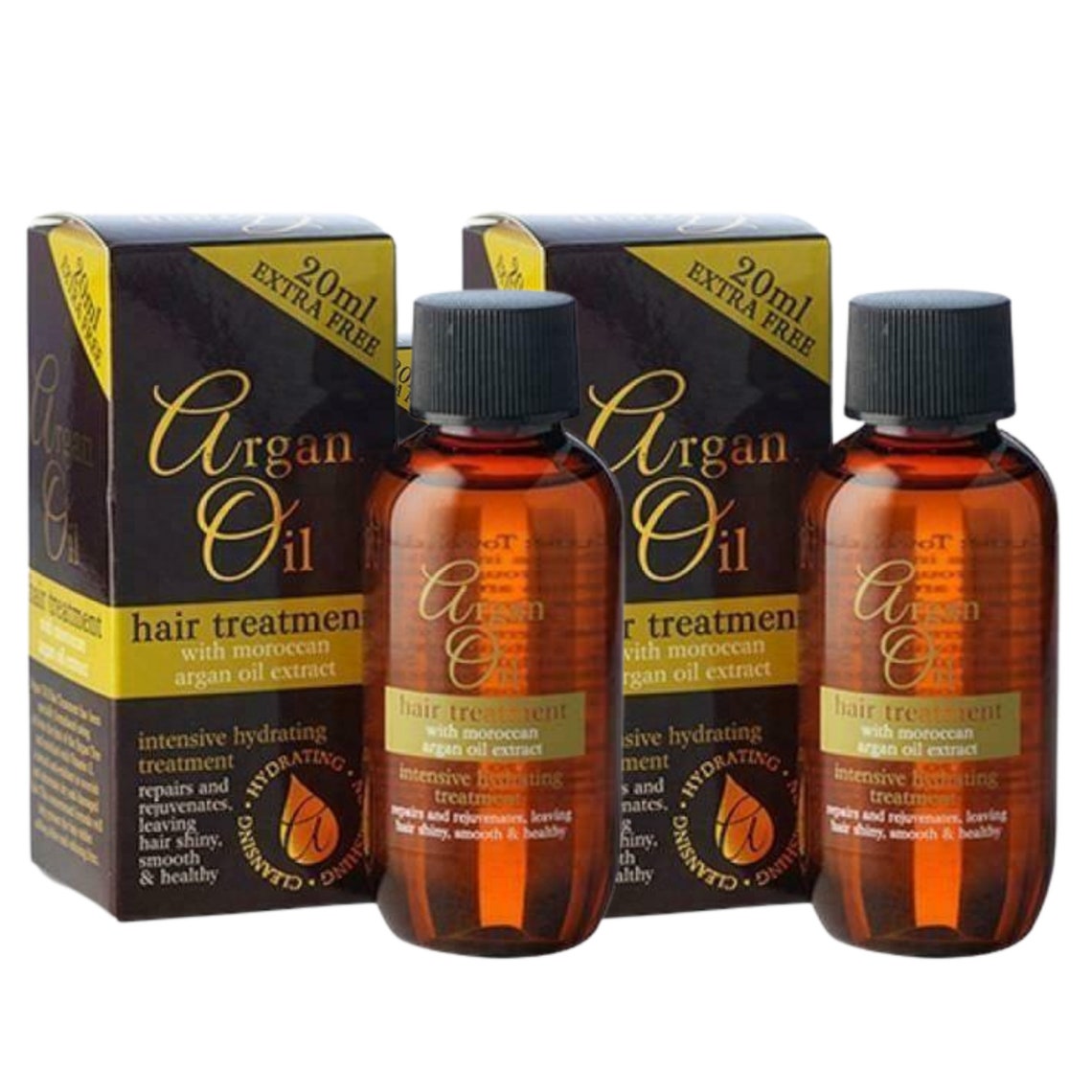 Tratamiento intensivo del cabello hidratante con aceite de