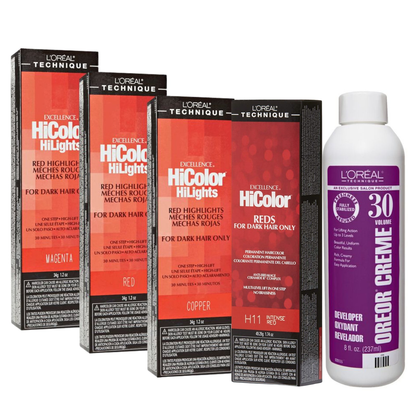 L'Oreal Excellence HiColor HiLights Permanent Hair Colour | Etsy