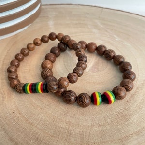 Rasta Reggae Inspired Bracelet for Men | Gift for Hlm