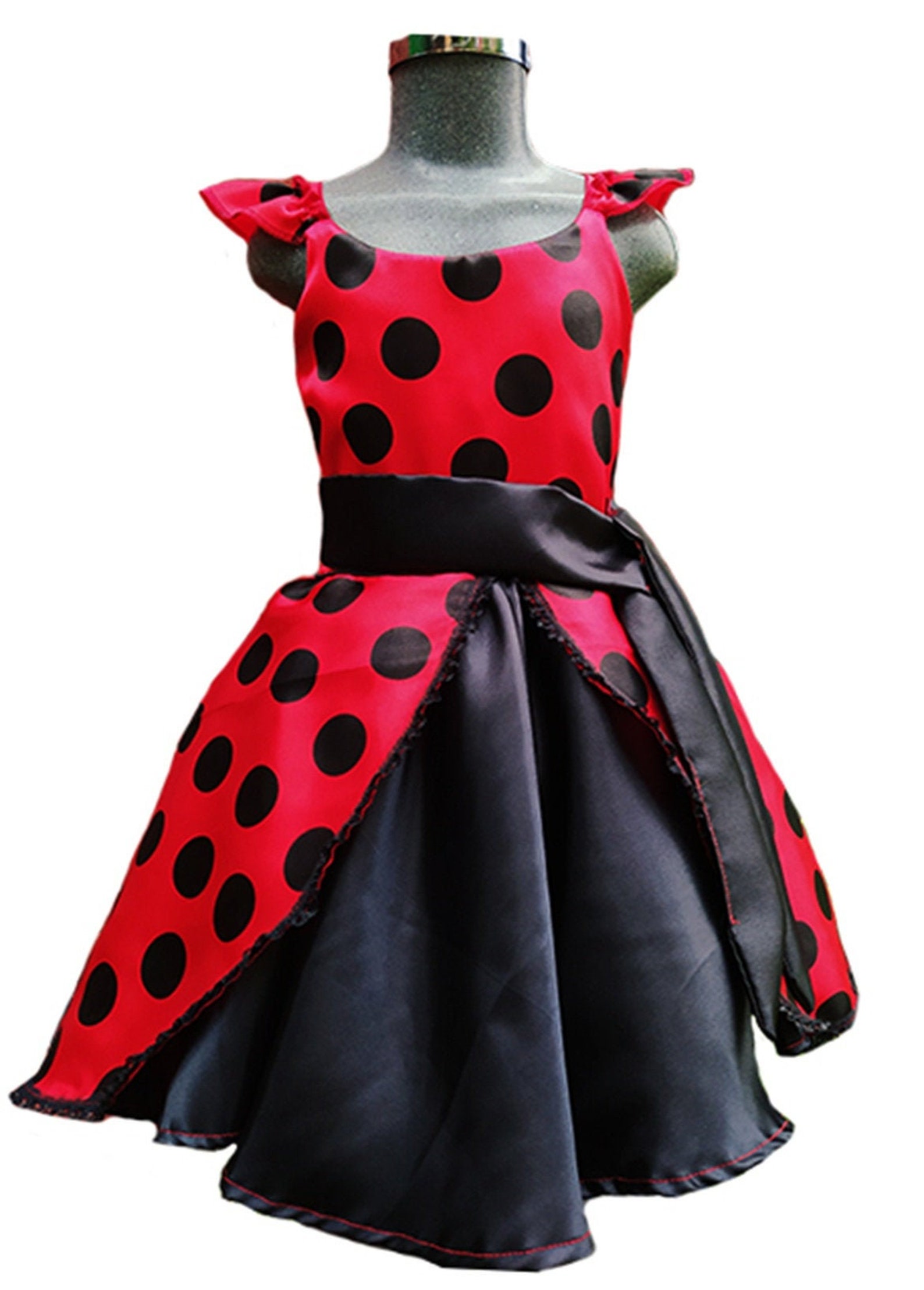 Ladybug dress / Ladybug outfit/ Ladybug Birthday day dress | Etsy