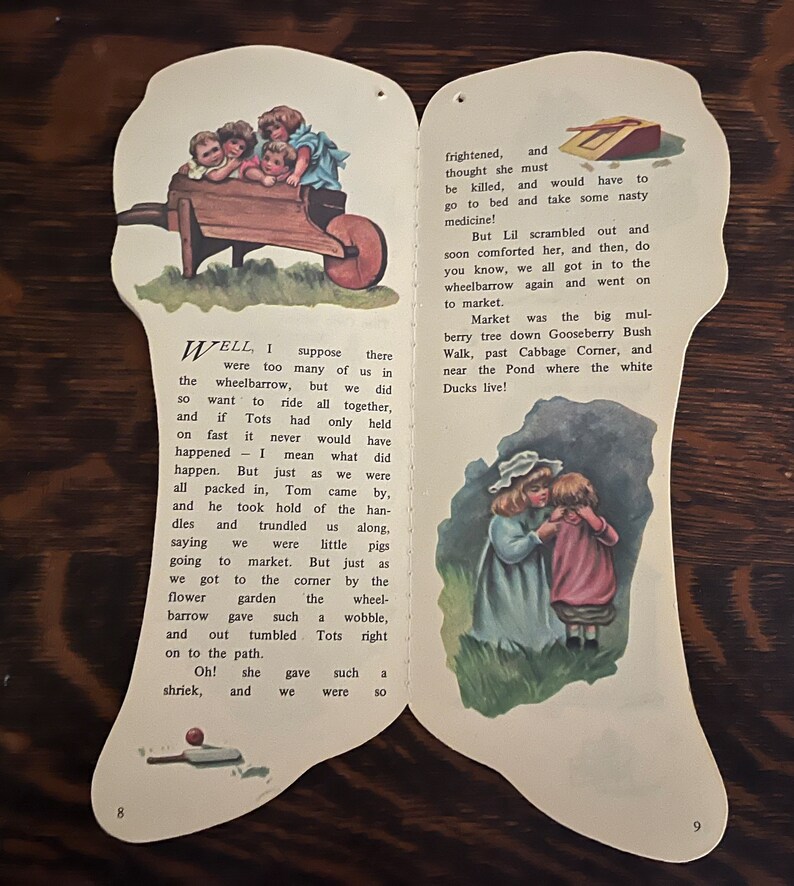 Vintage 1980 Merrimack Santa Christmas Stocking Die Cut Hanging Card