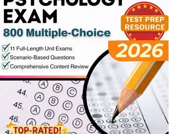 Examen de Psicología: 800 preguntas de preparación