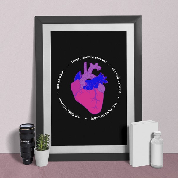 Wall Art Bisexual Print Etsy