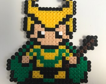 Collectibles Loki Perler Bead Art Art & Collectibles Figurines & Knick ...