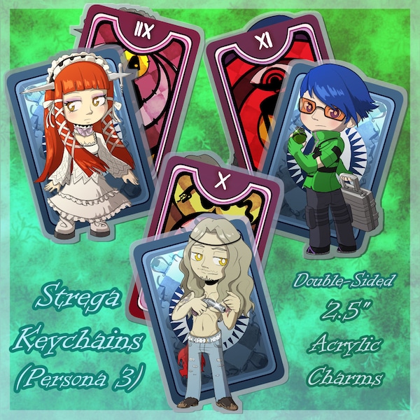 Strega Keychains (Persona 3)