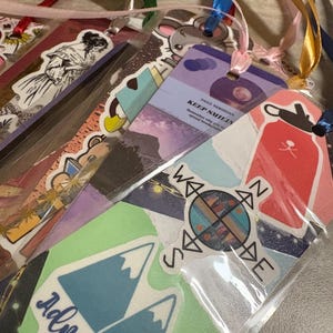 DISCOUNT Scrapbook-Style Laminated Bookmarks—Multiple Designs