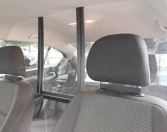 Nies-Hustenschutz/ Sehr einfach zu installierendes Schutzschild für Mitfahrgelegenheiten, Taxis, Uber, Lyft/ abnehmbar/ einfache Reinigung/ sichere Fahrt