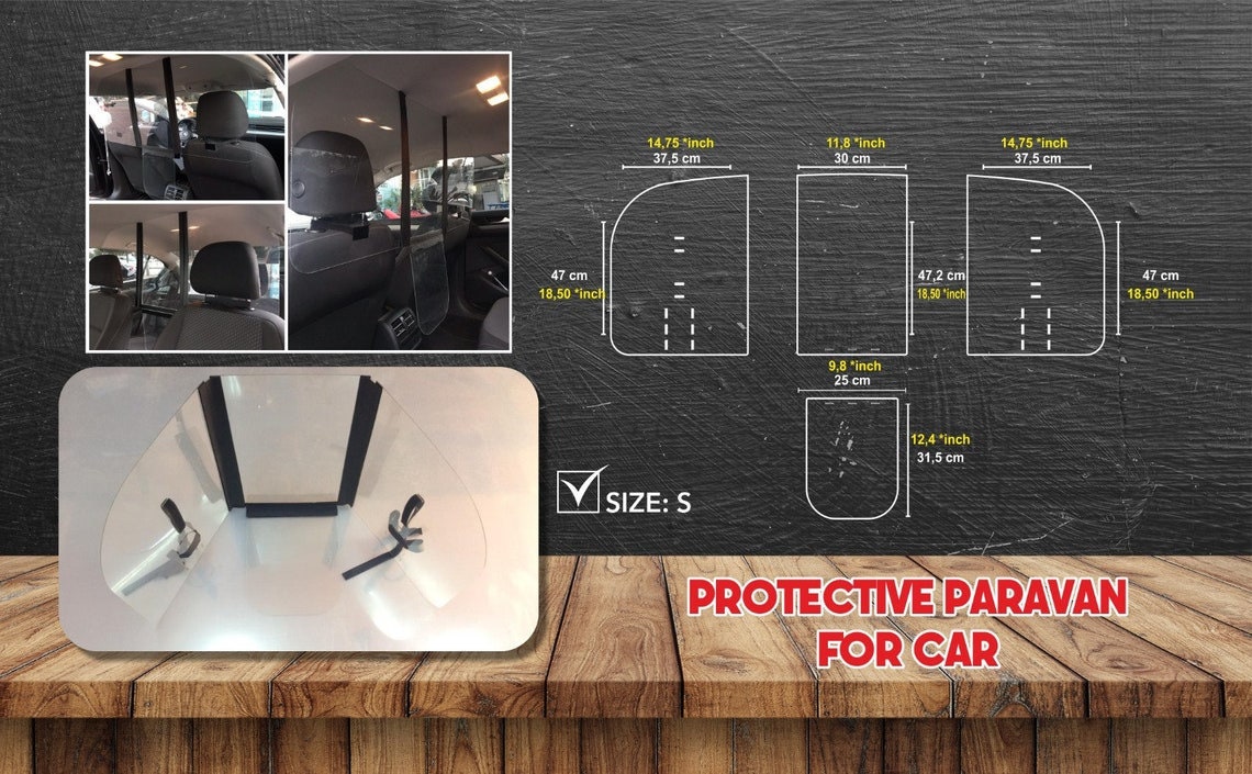 Sneezecough Guard/ Very Easy Installing Protection Shield for