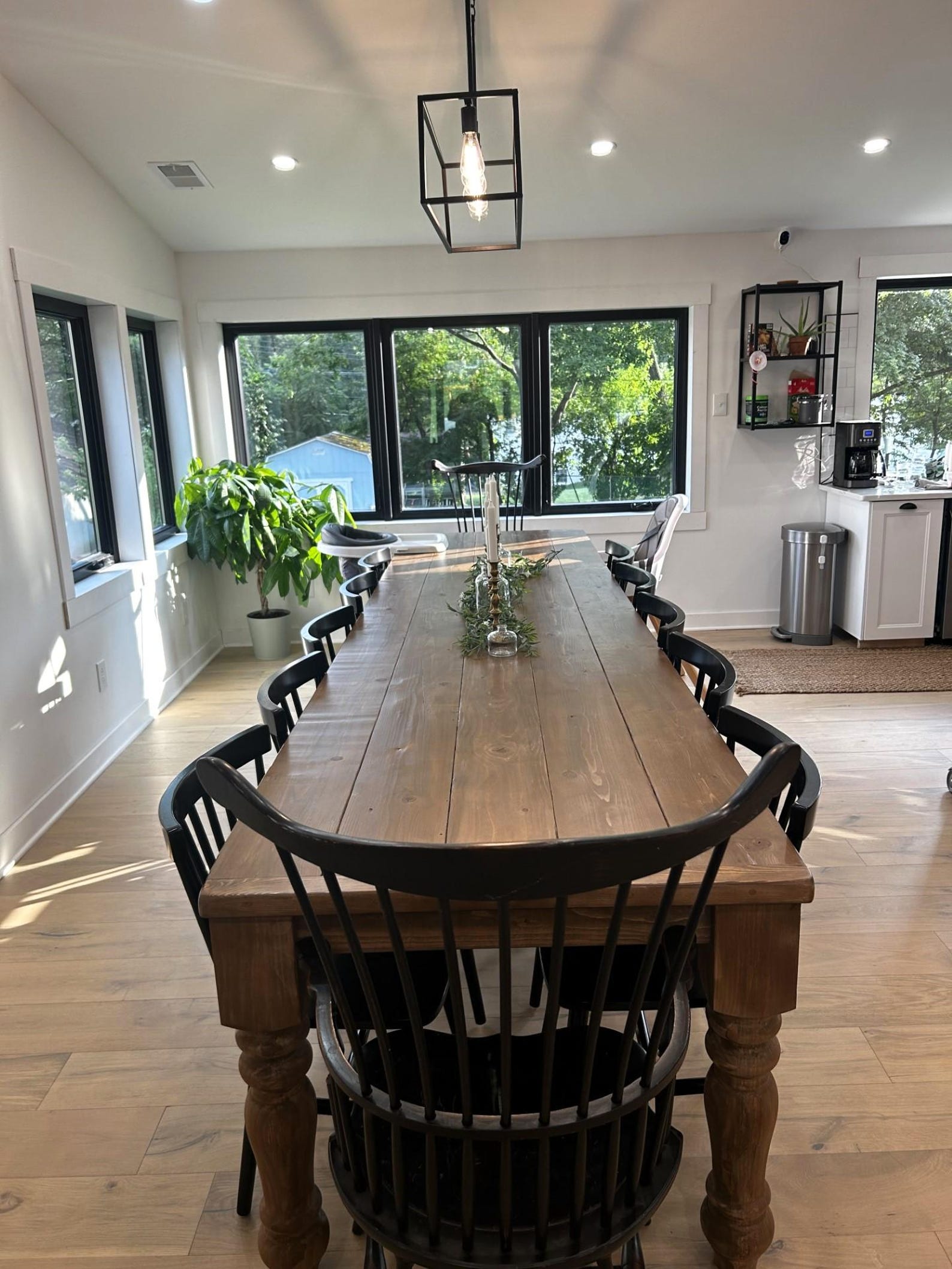 Large Farmhouse Dining Table, Farmhouse Table, Dine Table Set, Chunky ...