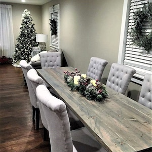 Rustic Farmhouse Dining Table, Dine Table Set, Farmhouse Table, Rustic Table, Dining Table