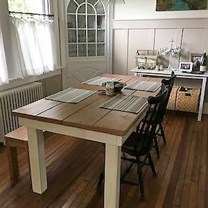 Rustic Farmhouse Dining Table, Dine Table Set, Farmhouse Table, Rustic Table, Dining Table